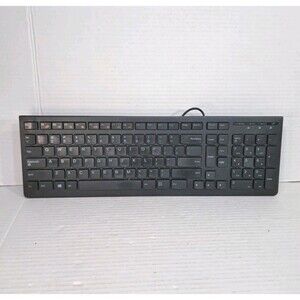 Lenovo KB4721 USB Wired Keyboard Black Standard PC Desktop Office Replacement